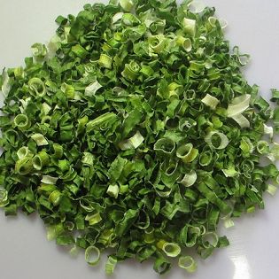 Dehydrated chive circle